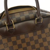 LOUIS VUITTON ルイヴィトン ダミエ ドーヴィル SPオーダー ブラウン N47272 レディース ダミエキャンバス ハンドバッグ Bランク 中古 銀蔵