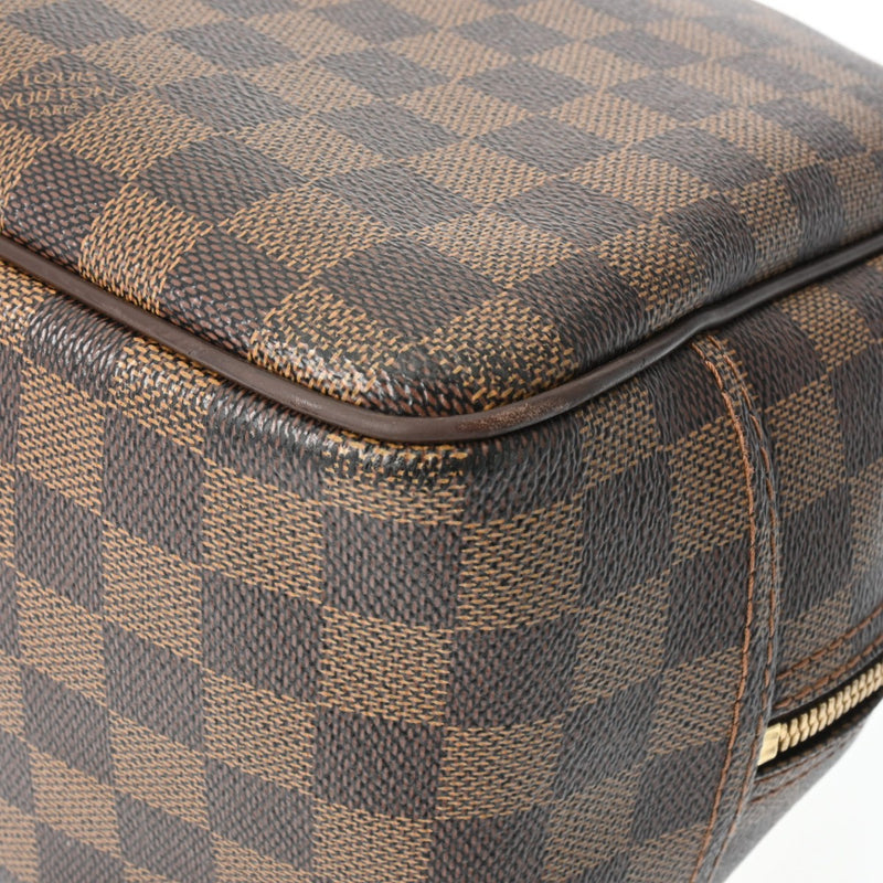 LOUIS VUITTON ルイヴィトン ダミエ ドーヴィル SPオーダー ブラウン N47272 レディース ダミエキャンバス ハンドバッグ Bランク 中古 銀蔵