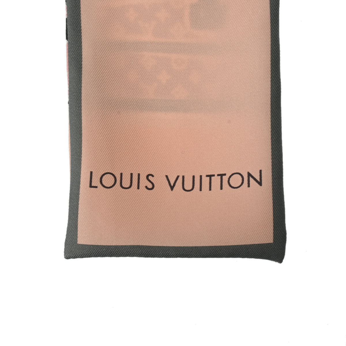 LOUISVUITTON ルイヴィトン スカーフ バンドー トランクM73965 ルイヴィトンバンドー トランク ピンク/グレー レディース シルク100