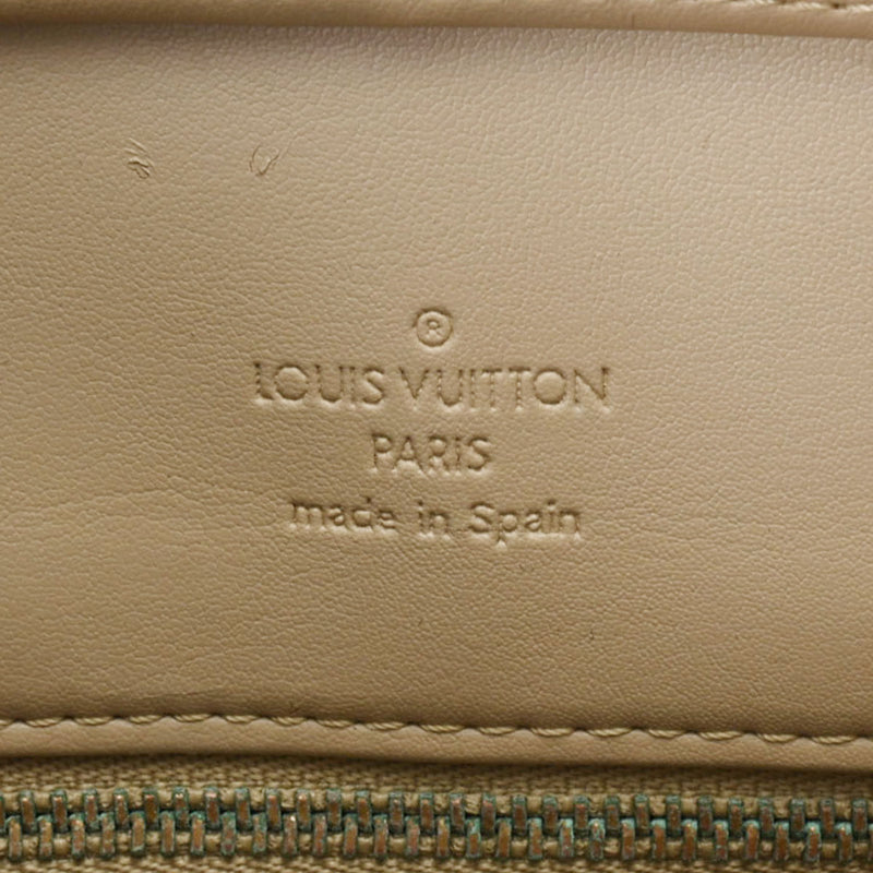 LOUIS VUITTON ルイヴィトン ヴェルニ ヒューストン トートバッグ ベージュ M91004 レディース モノグラムヴェルニ ハンドバッグ Bランク 中古 銀蔵