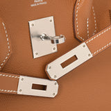 HERMES エルメス バーキン 30 ゴールド Z刻印(2021年頃) レディース ヴォーエプソン ハンドバッグ Aランク 中古 銀蔵