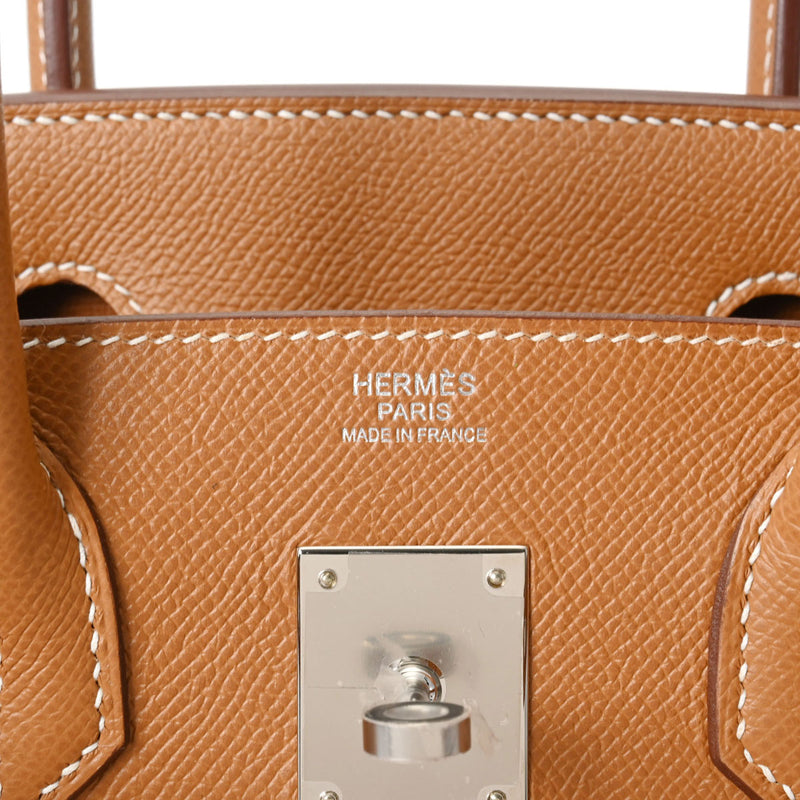 HERMES エルメス バーキン 30 ゴールド Z刻印(2021年頃) レディース ヴォーエプソン ハンドバッグ Aランク 中古 銀蔵