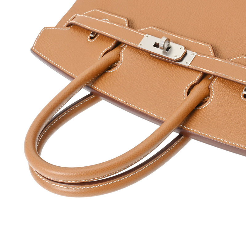 HERMES エルメス バーキン 30 ゴールド Z刻印(2021年頃) レディース ヴォーエプソン ハンドバッグ Aランク 中古 銀蔵