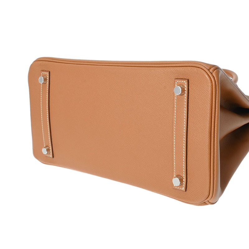 HERMES エルメス バーキン 30 ゴールド Z刻印(2021年頃) レディース ヴォーエプソン ハンドバッグ Aランク 中古 銀蔵