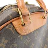 LOUIS VUITTON ルイヴィトン モノグラム トゥルーヴィル ブラウン M42228 ユニセックス モノグラムキャンバス ハンドバッグ Bランク 中古 銀蔵