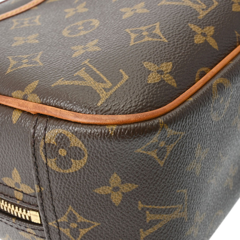 LOUIS VUITTON ルイヴィトン モノグラム トゥルーヴィル ブラウン M42228 ユニセックス モノグラムキャンバス ハンドバッグ Bランク 中古 銀蔵