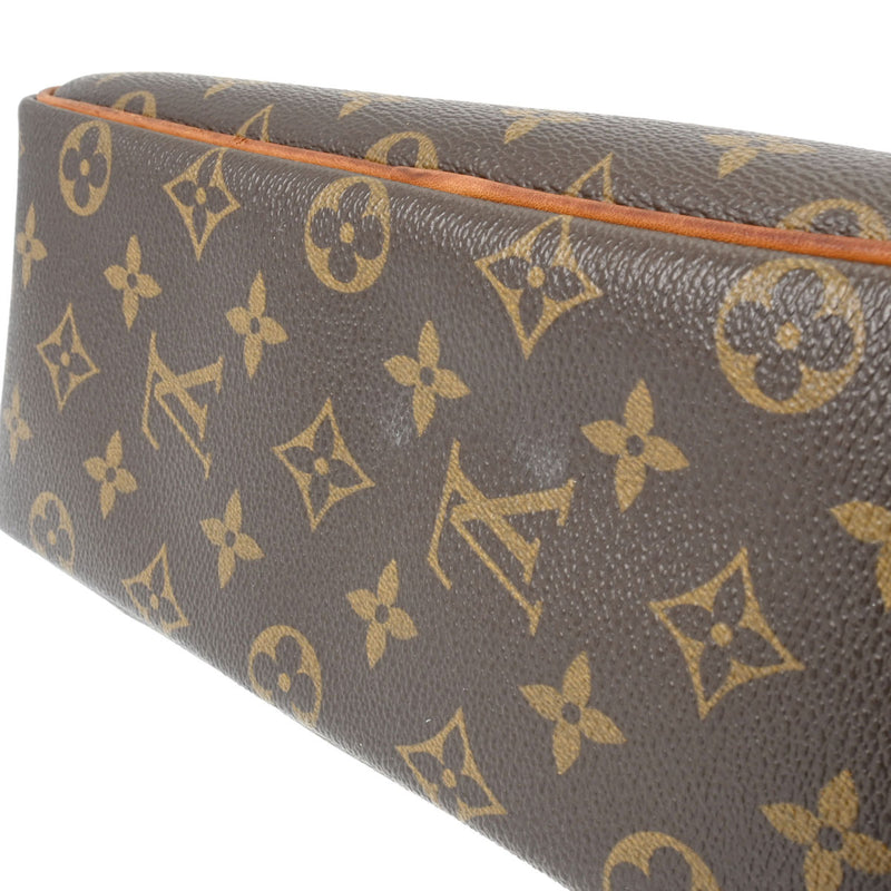 LOUIS VUITTON ルイヴィトン モノグラム トゥルーヴィル ブラウン M42228 ユニセックス モノグラムキャンバス ハンドバッグ Bランク 中古 銀蔵