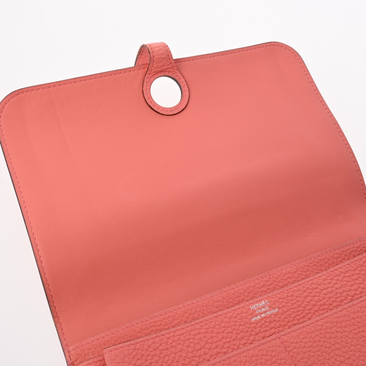 HERMESエルメスドゴンGMローズキャンディパラジウム金具X刻印2016年 