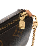 LOUIS VUITTON ルイヴィトン モノグラム エヴァ チェーンバッグ ブラウン M95567 レディース モノグラムキャンバス ショルダーバッグ Aランク 中古 銀蔵