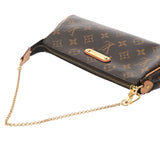 LOUIS VUITTON ルイヴィトン モノグラム エヴァ チェーンバッグ ブラウン M95567 レディース モノグラムキャンバス ショルダーバッグ Aランク 中古 銀蔵