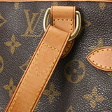 LOUIS VUITTON ルイヴィトン モノグラム バティニョール ヴェルティカル ブラウン M51153 レディース モノグラムキャンバス トートバッグ Bランク 中古 銀蔵