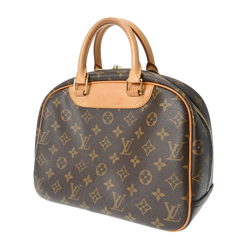 LOUIS VUITTON ルイヴィトン モノグラム トゥルーヴィル ブラウン M42228 ユニセックス モノグラムキャンバス ハンドバッグ Bランク 中古 銀蔵