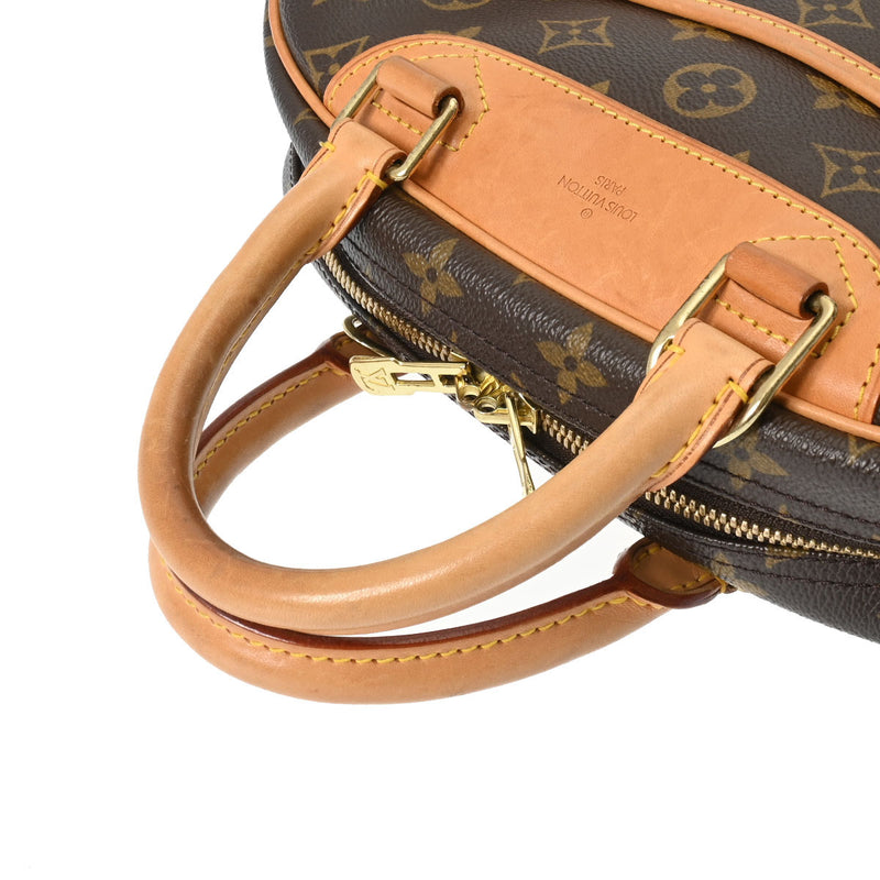 LOUIS VUITTON ルイヴィトン モノグラム トゥルーヴィル ブラウン M42228 ユニセックス モノグラムキャンバス ハンドバッグ Bランク 中古 銀蔵