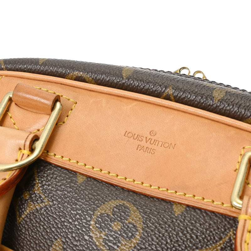 LOUIS VUITTON ルイヴィトン モノグラム トゥルーヴィル ブラウン M42228 ユニセックス モノグラムキャンバス ハンドバッグ Bランク 中古 銀蔵