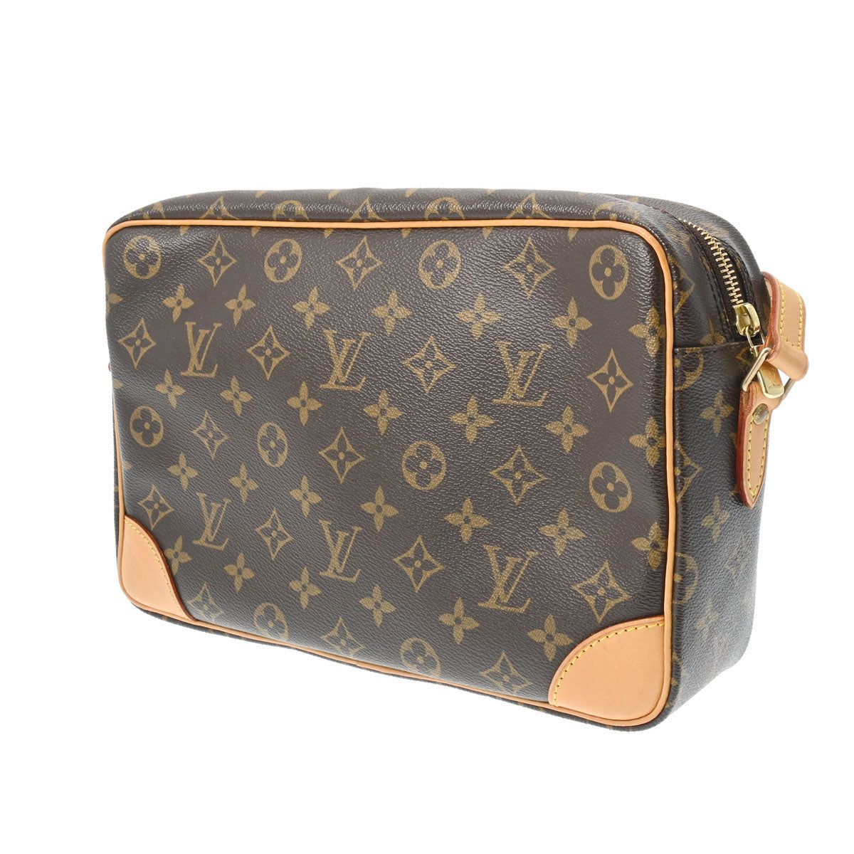 LOUIS VUITTON ルイヴィトン モノグラム トロカデロ 30 ブラウン M51272 レディース モノグラムキャンバス ショルダーバッグ  Bランク 中古 - 高級ブランド