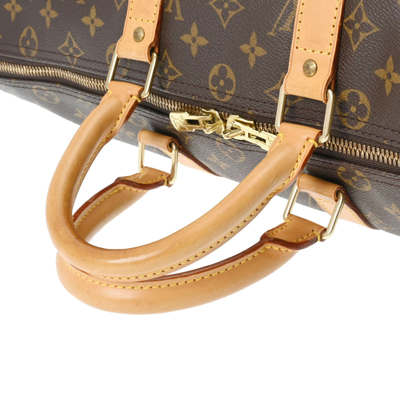 LOUIS VUITTON ルイヴィトン モノグラム キーポル 45 ブラウン M41428 ユニセックス モノグラムキャンバス ボストンバッグ Bランク 中古 銀蔵