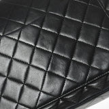 CHANEL シャネル マトラッセ チェーンショルダー 25cm 黒 ゴールド金具 A01112 レディース ラムスキン ショルダーバッグ Bランク 中古 銀蔵