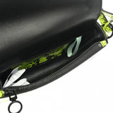 OFF-WHITE オフホワイト ミニバッグ ネオンイエロー/黒 ユニセックス 型押しレザー ショルダーバッグ Aランク 中古 銀蔵