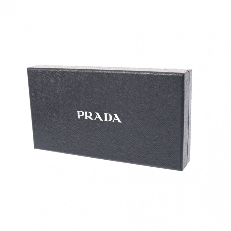 PRADA プラダ ラウンドファスナー財布 ブラック ゴールド金具 1ML506 メンズ サフィアーノ 長財布 未使用 銀蔵