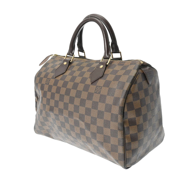 LOUIS VUITTON ルイヴィトン ダミエ スピーディ 30 ブラウン N41531 ユニセックス ダミエキャンバス ハンドバッグ Bランク 中古 銀蔵