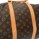 LOUIS VUITTON ルイヴィトン モノグラム キーポル バンドリエール 55 ブラウン M41414 ユニセックス モノグラムキャンバス ボストンバッグ Bランク 中古 銀蔵