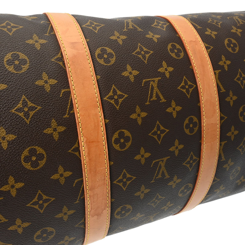 LOUIS VUITTON ルイヴィトン モノグラム キーポル バンドリエール 55 ブラウン M41414 ユニセックス モノグラムキャンバス ボストンバッグ Bランク 中古 銀蔵