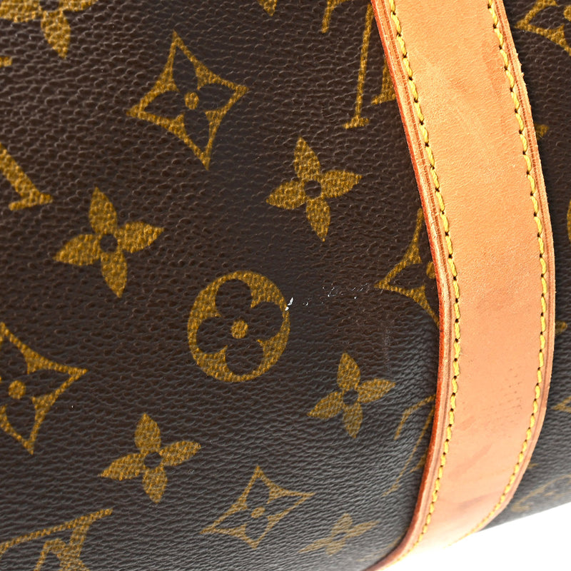 LOUIS VUITTON ルイヴィトン モノグラム キーポル バンドリエール 55 ブラウン M41414 ユニセックス モノグラムキャンバス ボストンバッグ Bランク 中古 銀蔵