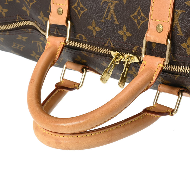 LOUIS VUITTON ルイヴィトン モノグラム キーポル バンドリエール 55 ブラウン M41414 ユニセックス モノグラムキャンバス ボストンバッグ Bランク 中古 銀蔵