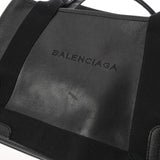 BALENCIAGA バレンシアガ ネイビーカバス S 黒 339933 レディース レザー ハンドバッグ Bランク 中古 銀蔵