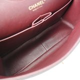 CHANEL シャネル マトラッセ チェーンショルダー 30cm Wフラップ 黒 A58600 レディース ラムスキン ショルダーバッグ ABランク 中古 銀蔵