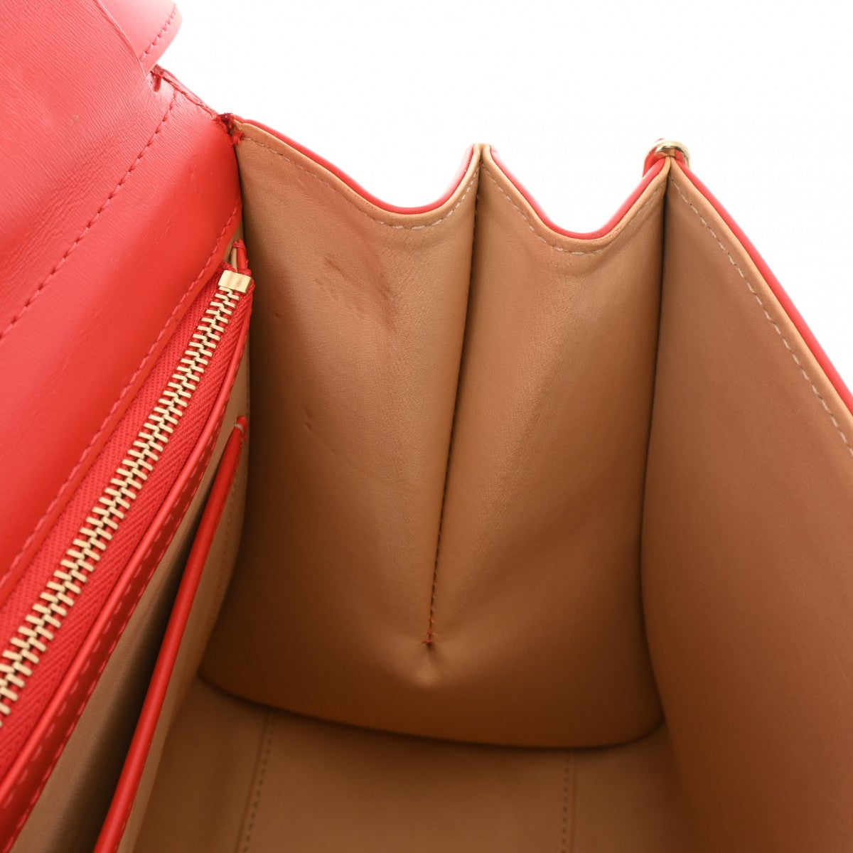 デルヴォーDELVAUX ブリヨン MM 2WAY 赤 レディース ボックス