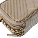 CHANEL シャネル チェーン カメラバッグ ブロンズゴールド レディース レザー ショルダーバッグ ABランク 中古 銀蔵