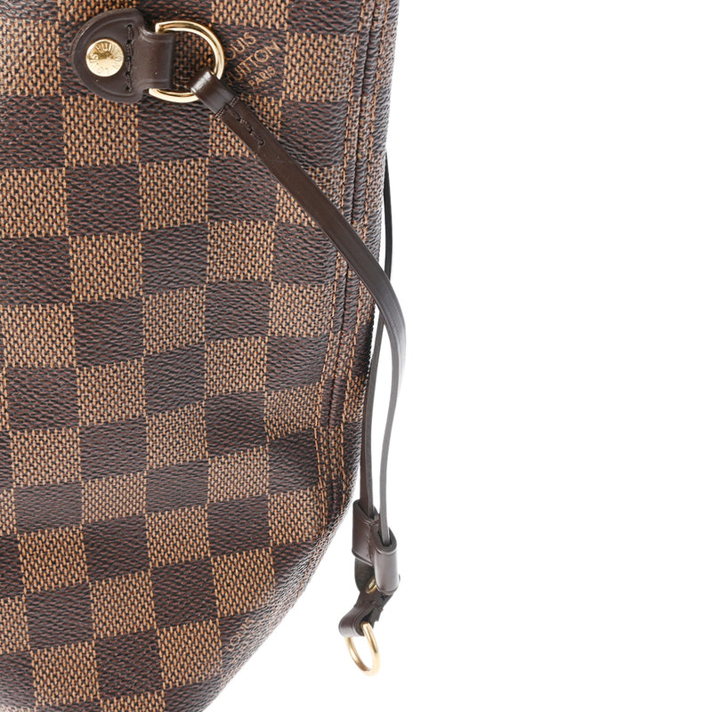 LOUIS VUITTON ルイヴィトン ダミエ ネヴァーフル PM ポーチ付 ブラウン N41359 レディース ダミエキャンバス ハンドバッグ ABランク 中古 銀蔵