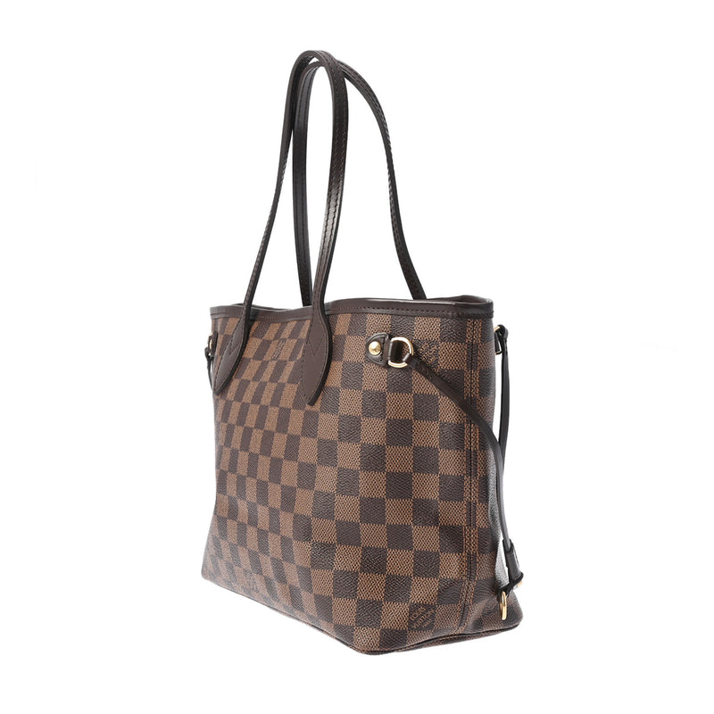 LOUIS VUITTON ルイヴィトン ダミエ ネヴァーフル PM ポーチ付 ブラウン N41359 レディース ダミエキャンバス ハンドバッグ ABランク 中古 銀蔵