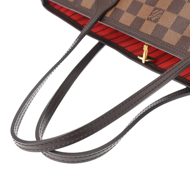 LOUIS VUITTON ルイヴィトン ダミエ ネヴァーフル PM ポーチ付 ブラウン N41359 レディース ダミエキャンバス ハンドバッグ ABランク 中古 銀蔵