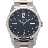 ブルガリ ソロテンポ ST37S ブラック メンズ 腕時計 クォーツ 中古 銀蔵