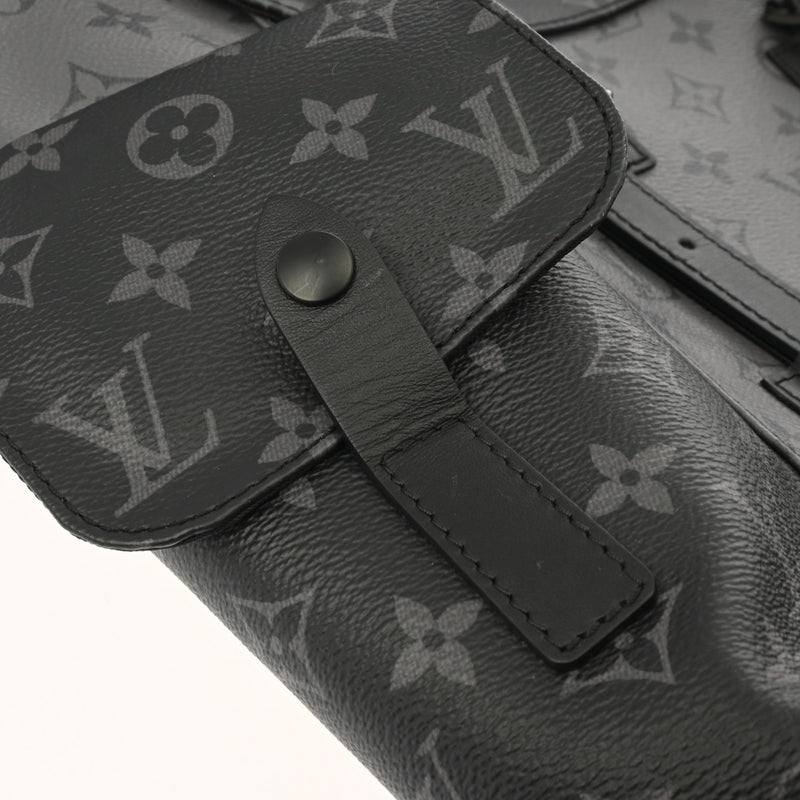 LOUIS VUITTON ルイヴィトン モノグラムエクリプス クリストファーPM 黒/グレー M45419 メンズ モノグラムキャンバス リュック・デイパック Aランク 中古 銀蔵