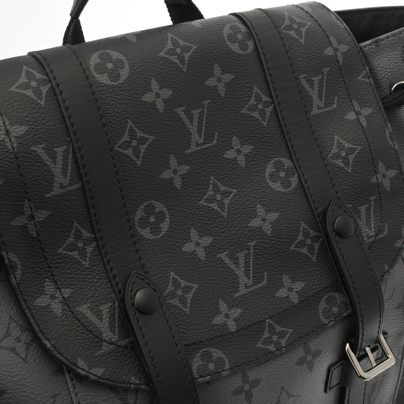 LOUIS VUITTON ルイヴィトン モノグラムエクリプス クリストファーPM 黒/グレー M45419 メンズ モノグラムキャンバス リュック・デイパック Aランク 中古 銀蔵