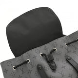 LOUIS VUITTON ルイヴィトン モノグラムエクリプス クリストファーPM 黒/グレー M45419 メンズ モノグラムキャンバス リュック・デイパック Aランク 中古 銀蔵