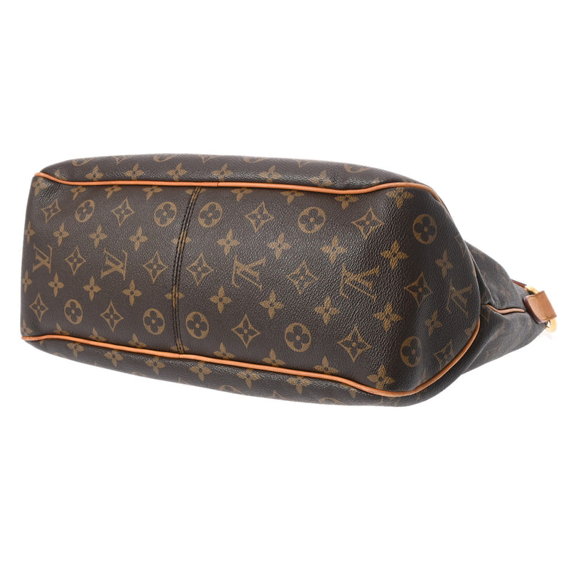 LOUIS VUITTON ルイヴィトン モノグラム ディライトフル PM USA品 ブラウン M40352 レディース モノグラムキャンバス セミショルダーバッグ Bランク 中古 銀蔵