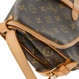LOUIS VUITTON ルイヴィトン モノグラム ソミュール 30 ブラウン M42256 レディース モノグラムキャンバス ショルダーバッグ Bランク 中古 銀蔵