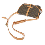 LOUIS VUITTON ルイヴィトン モノグラム ソミュール 30 ブラウン M42256 レディース モノグラムキャンバス ショルダーバッグ Bランク 中古 銀蔵