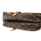 LOUIS VUITTON ルイヴィトン モノグラム ソミュール 30 ブラウン M42256 レディース モノグラムキャンバス ショルダーバッグ Bランク 中古 銀蔵