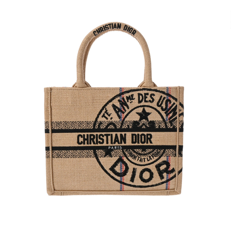 CHRISTIAN DIOR クリスチャンディオール ブックトート 27 ベージュ - レディース キャンバス ハンドバッグ Aランク 中古 銀蔵