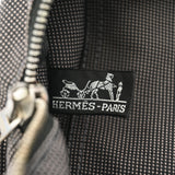 HERMES エルメス エールライン GM グレー シルバー金具 ユニセックス キャンバス トートバッグ Bランク 中古 銀蔵