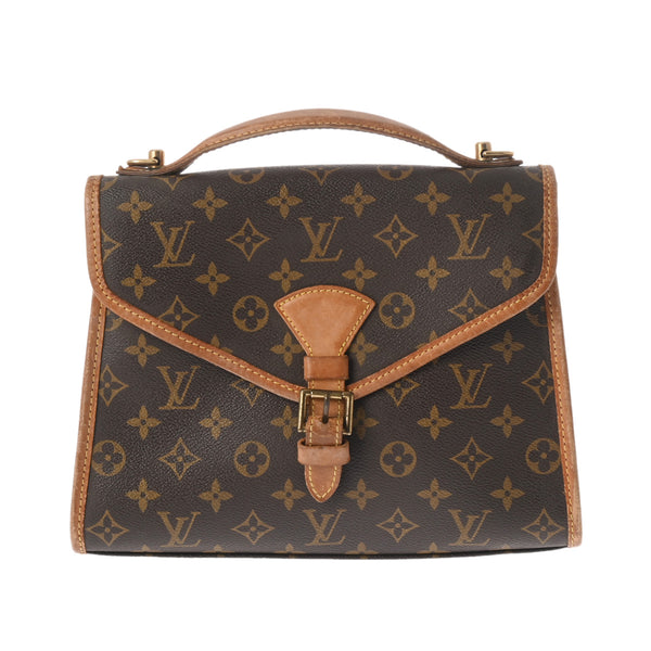 LOUIS VUITTON ルイヴィトン モノグラム ベルエア 2WAY ブラウン M51122 ユニセックス モノグラムキャンバス ハンドバッグ Cランク 中古 銀蔵