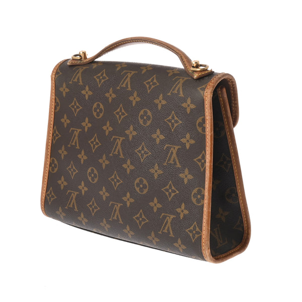 LOUIS VUITTON ルイヴィトン モノグラム ベルエア 2WAY ブラウン M51122 ユニセックス モノグラムキャンバス ハンドバッグ Cランク 中古 銀蔵