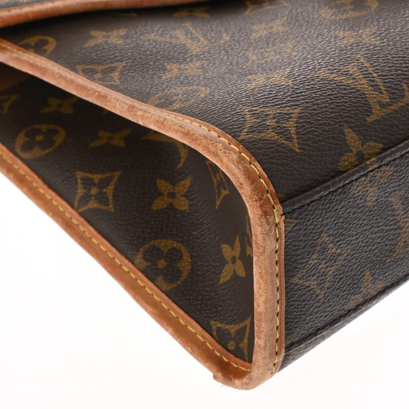 LOUIS VUITTON ルイヴィトン モノグラム ベルエア 2WAY ブラウン M51122 ユニセックス モノグラムキャンバス ハンドバッグ Cランク 中古 銀蔵