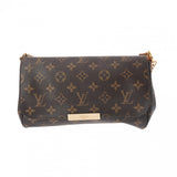 LOUIS VUITTON ルイヴィトン モノグラム フェイボリット MM 2WAY ブラウン M40718 レディース モノグラムキャンバス ショルダーバッグ Bランク 中古 銀蔵