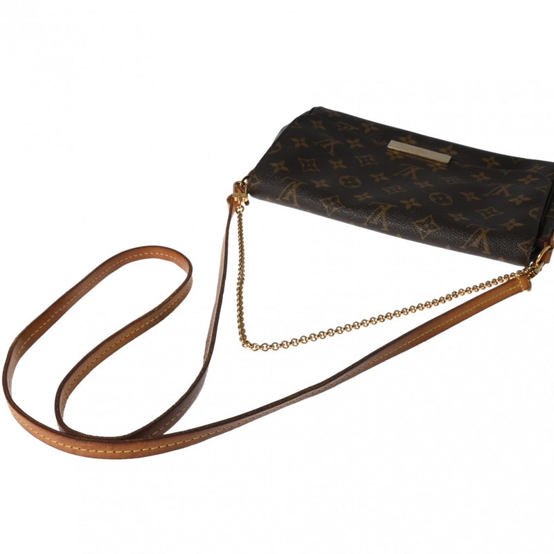 LOUIS VUITTON ルイヴィトン モノグラム フェイボリット MM 2WAY ブラウン M40718 レディース モノグラムキャンバス ショルダーバッグ Bランク 中古 銀蔵